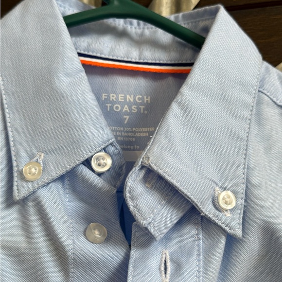 French Toast Blue Casual Button Down Shirt - Picture 3 of 4